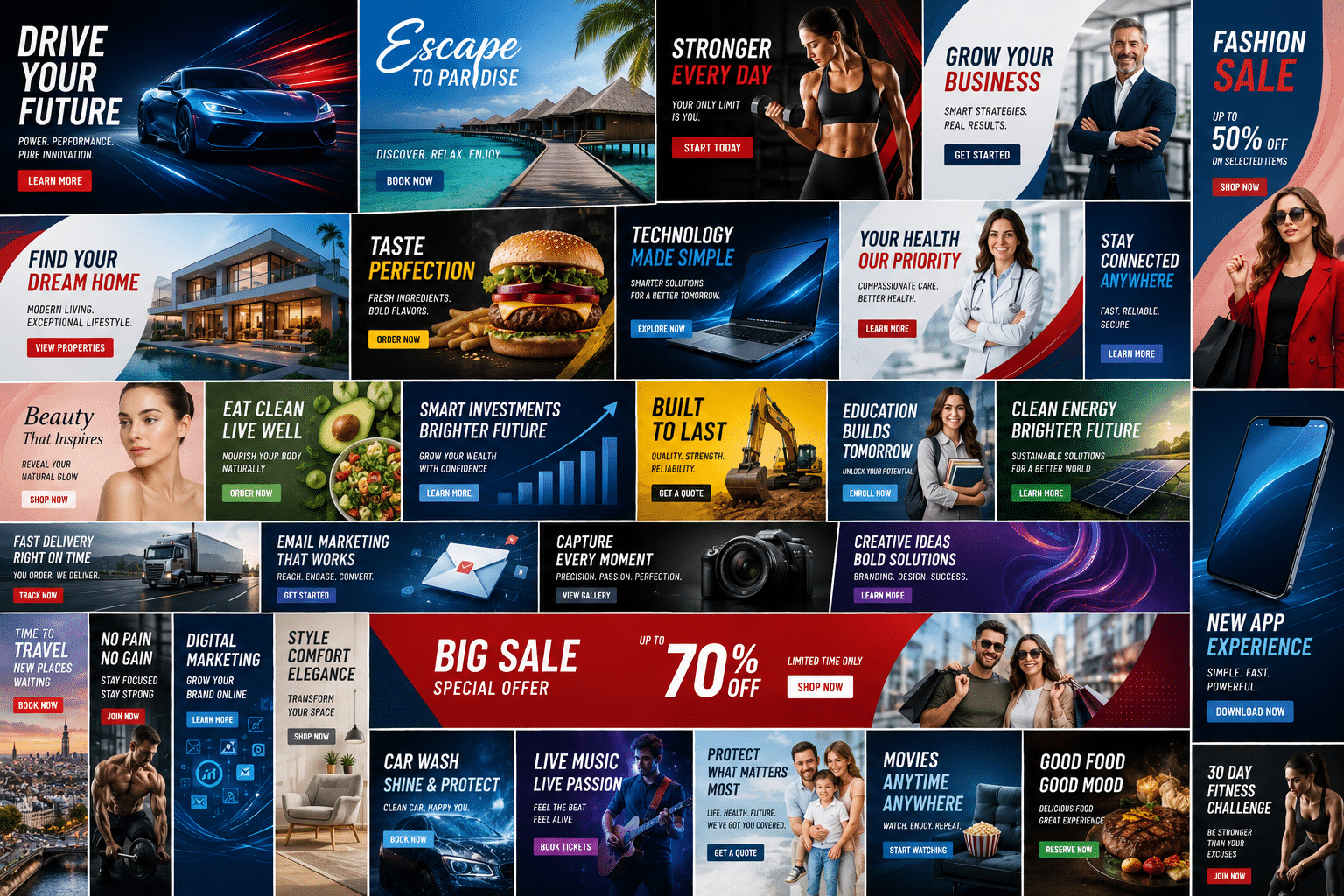 Professional banner design example