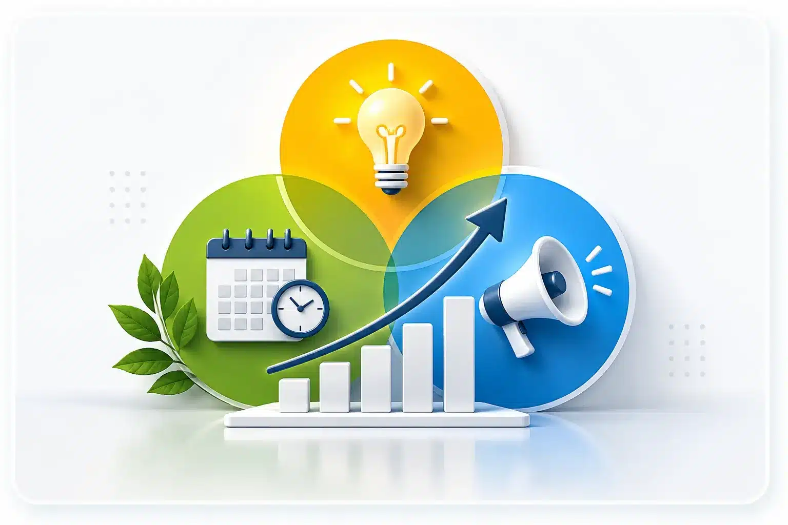 Balanced social media content strategy